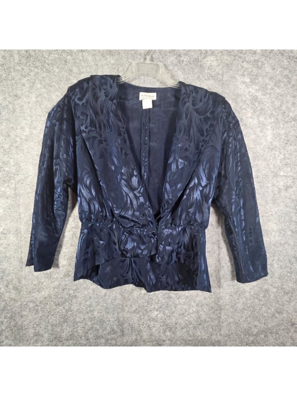 In The Mood Women's Two Piece Blouse/Skirt Combo Blue Size 18